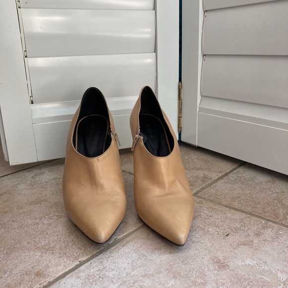 Leather heels made in Italy clear heel - Picture 2 of 4